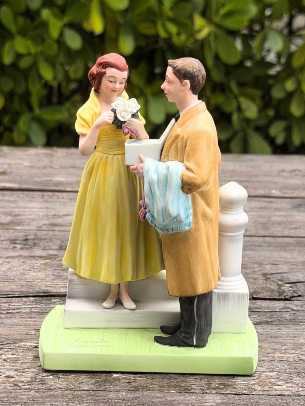 Vintage Norman Rockwell 1979 The First Prom Porcelain Figure Limited Edition COA